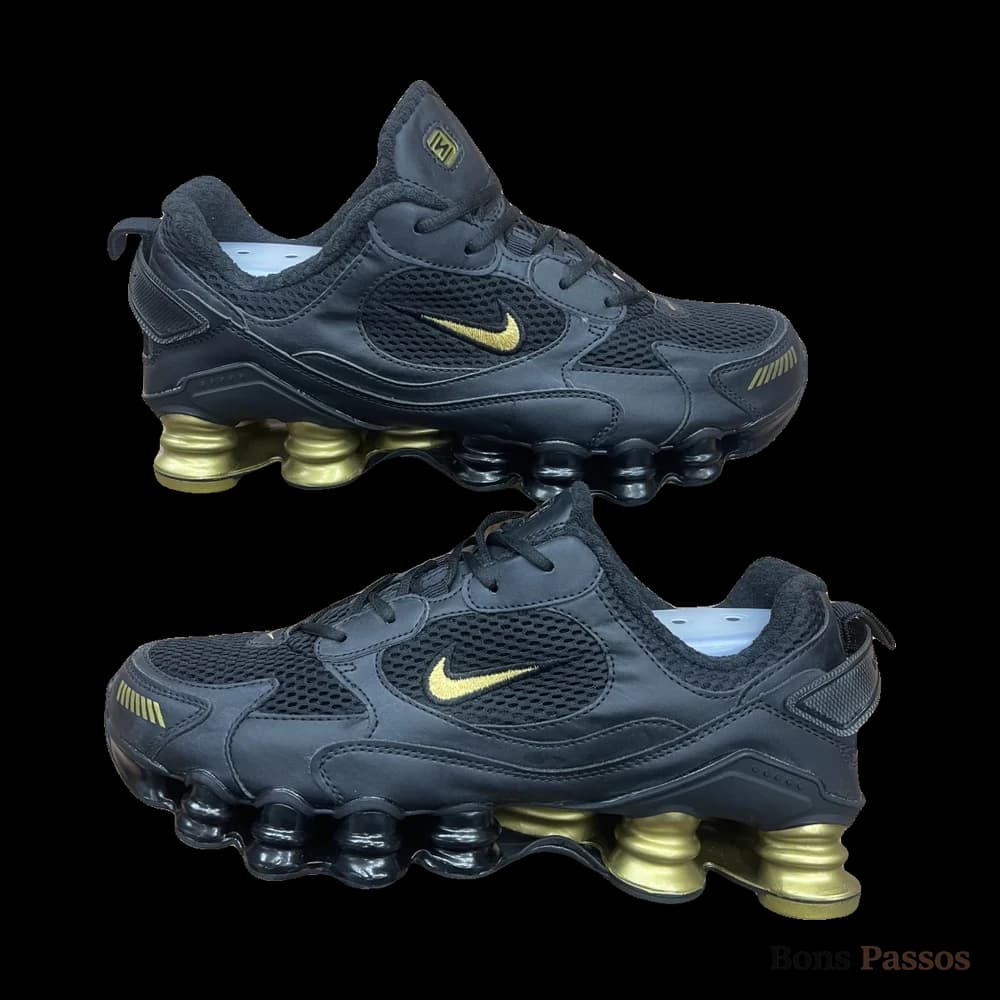 Nike Shox TL Preto e Dourado